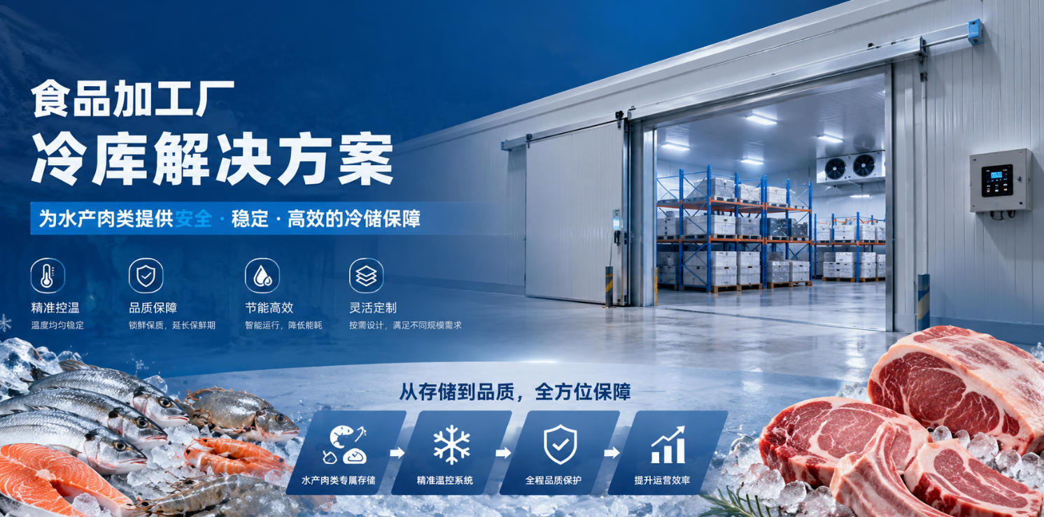 休宁县食品加工厂冷库方案实景图