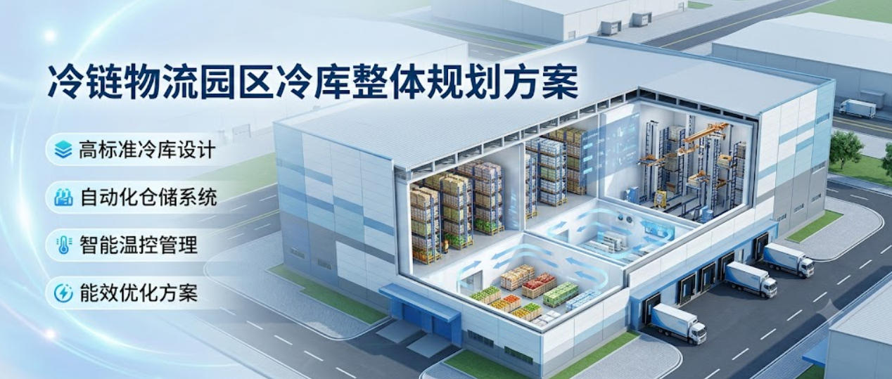 广德市冷链物流园区冷库方案实景图